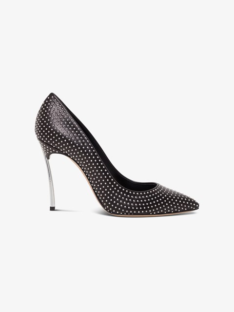 Blade Pumps with Silver Studs Black 