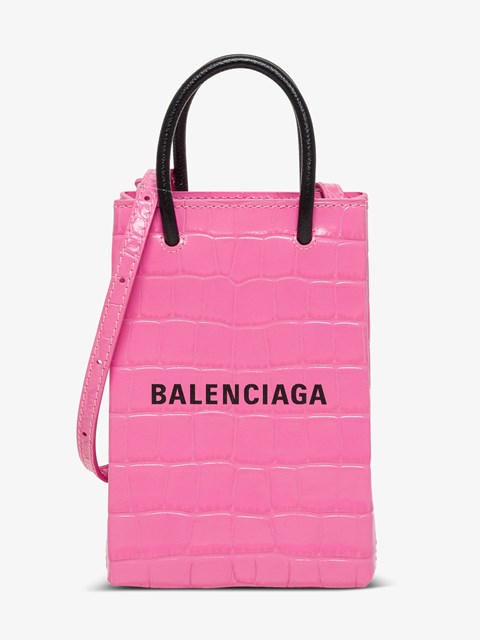 pink balenciaga crossbody bag