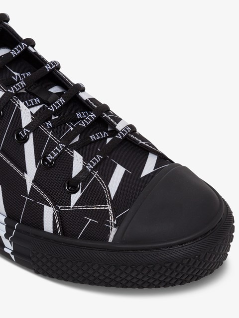 Giggles VLTN Fabric Sneakers Black 