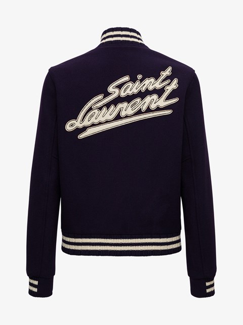 saint laurent jacket teddy