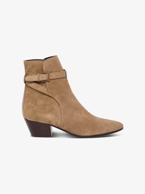 Suede Ankle Boots Brown available on 