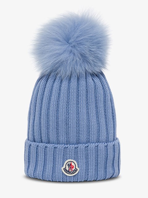 moncler blue hat