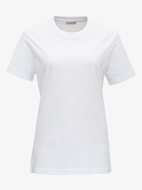 white moncler t shirt