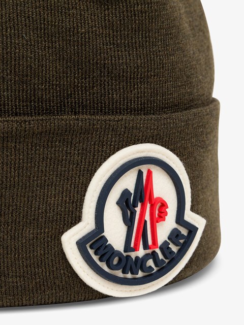 moncler large logo hat