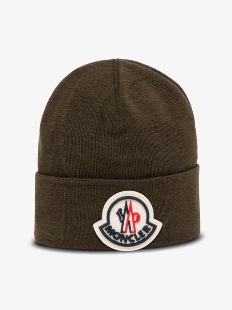 moncler logo hat