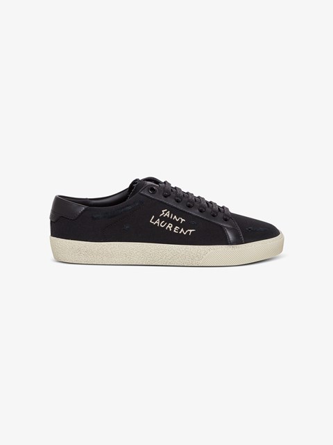 Court Classic Canvas Sneakers Black 