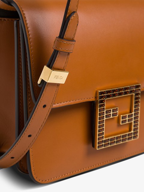 fendi fab leather crossbody bag