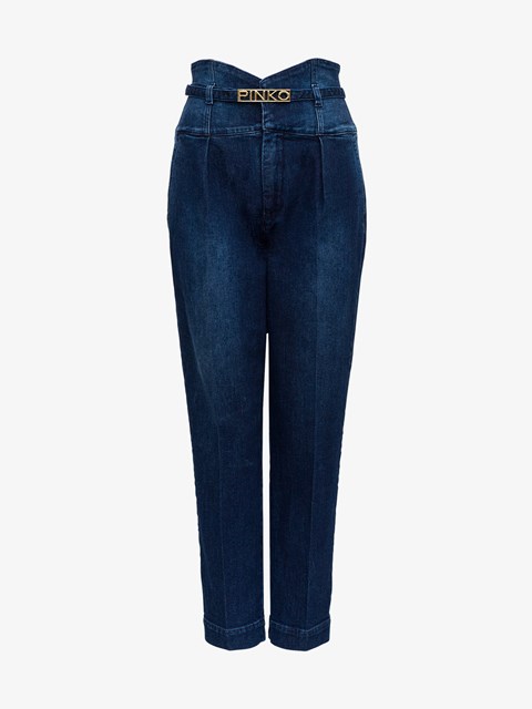 buckle high rise jeans