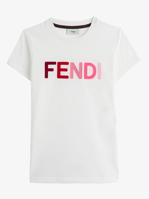 white fendi tee