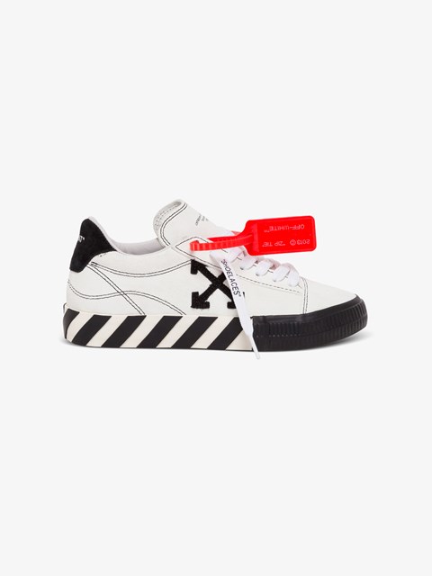 off white vulcanized sneakers