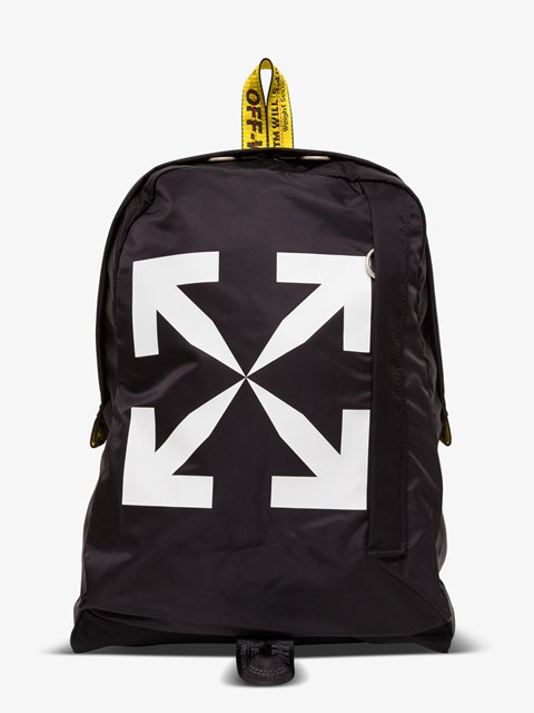 off white backpack yellow straps