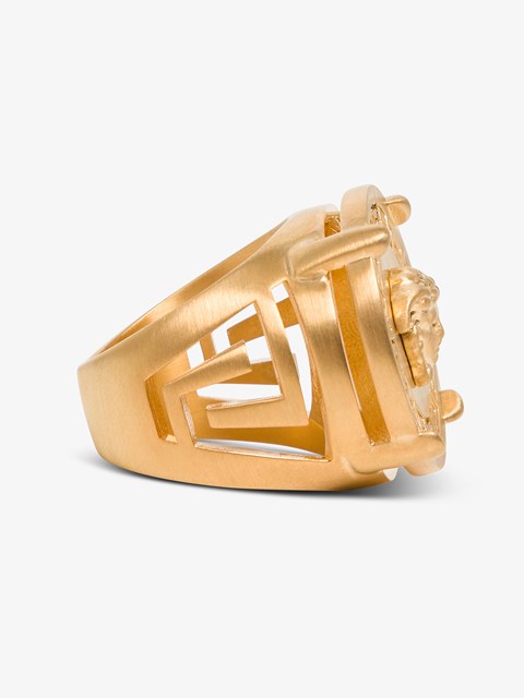 versace medusa ring