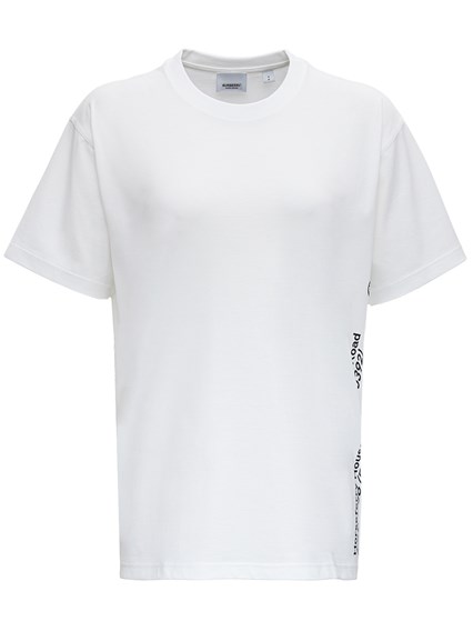 Jersey T-shirt with Limited Back Print BURBERRY Price | Boutique