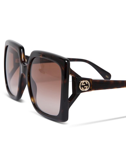 gucci logo square sunglasses