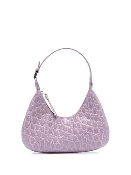 lilac leather bag