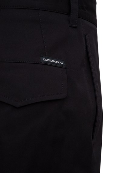 Black Jersey Cargo Pants Black 