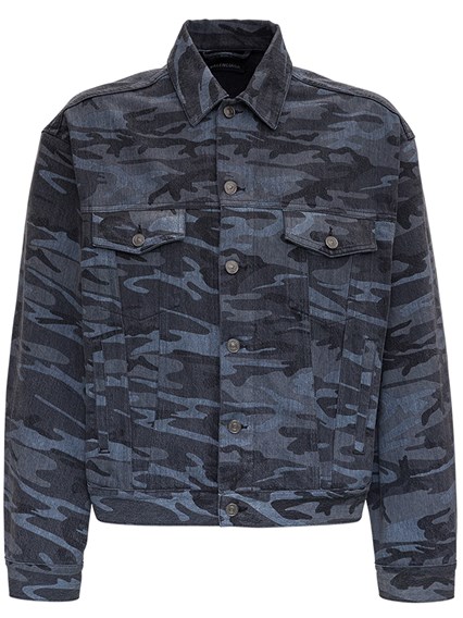 camouflage jean jacket