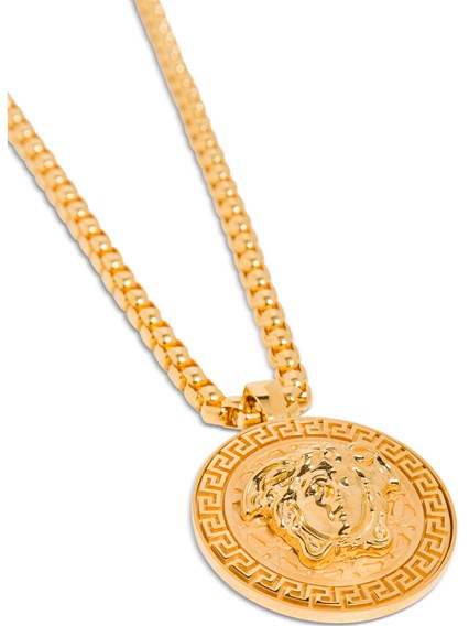 Versace hot sale charm necklace