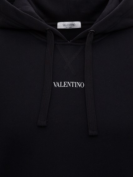 valentino black hoodie