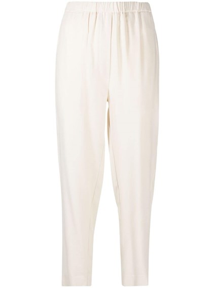 tailored white trousers