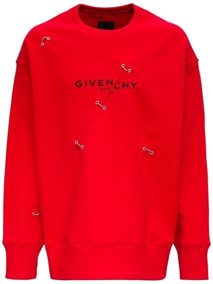 givenchy red sweatshirt