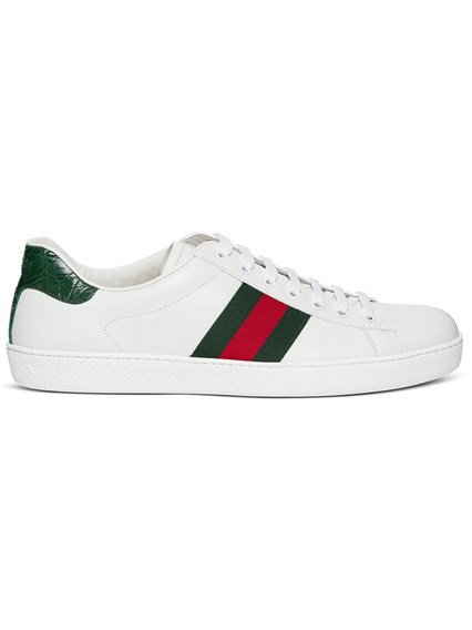 Gucci ace leather sneaker Clearance