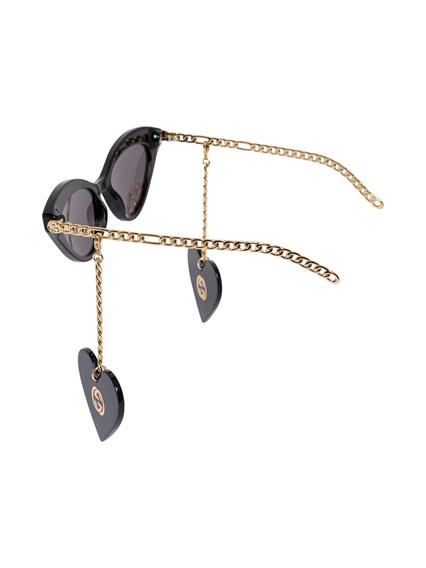 Occhiali da Sole Cat Eye con Ciondoli a Cuore GUCCI Prezzo | Gaudenzi  Boutique