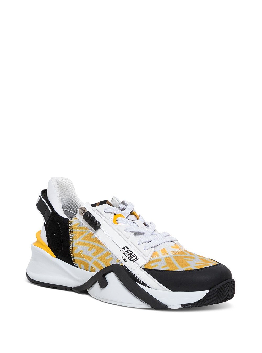 Flow Sneakers in Technical Nylon Yellow available on gaudenziboutique ...