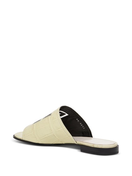 beige givenchy slides