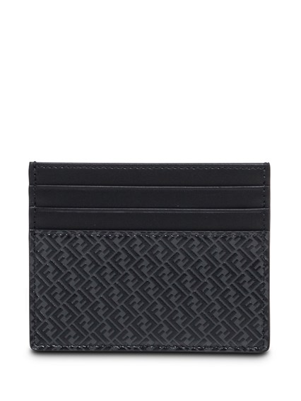 fendi logo card holder