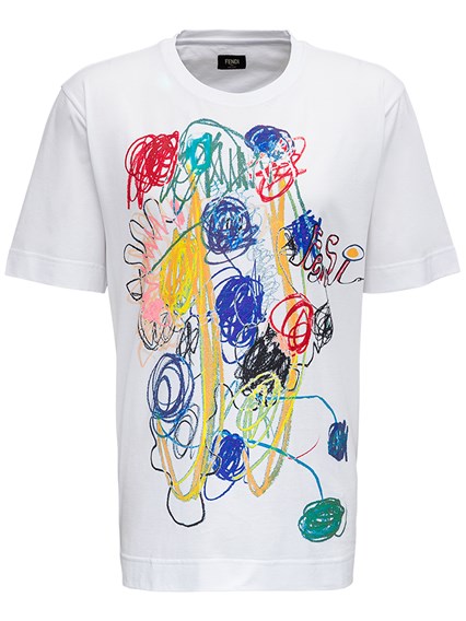 fendi t shirt multicolor