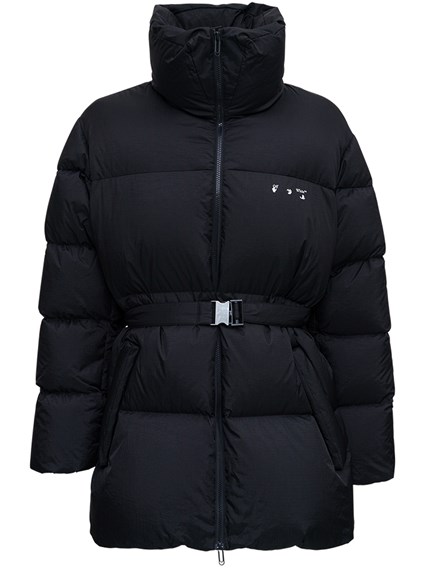 off white black down jacket