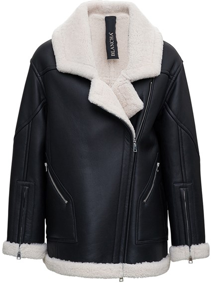 muubaa shearling coat