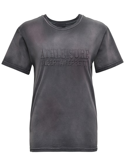 lærred hellige taxa Cotton T-shirt with Logo ALBERTA FERRETTI Price | Gaudenzi Boutique