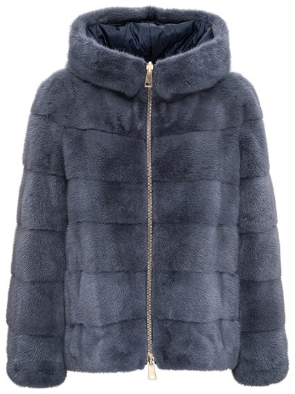 blue mink fur