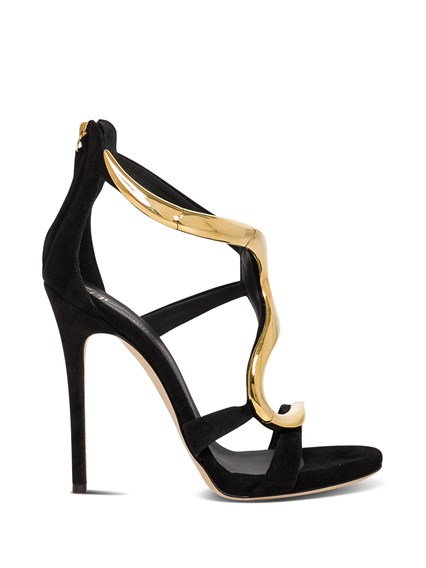 Venere Sandals with Snake Embellishment in Metal GIUSEPPE ZANOTTI Price | Gaudenzi Boutique
