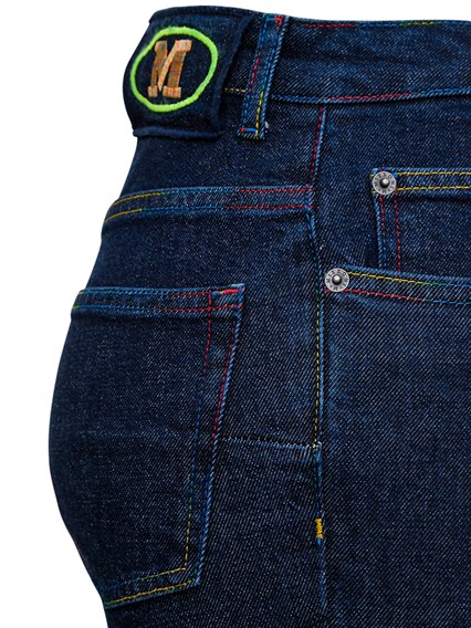 Blikkenslager næve evne Flared Denim Jeans with colored Stitching M MISSONI Price | Gaudenzi  Boutique
