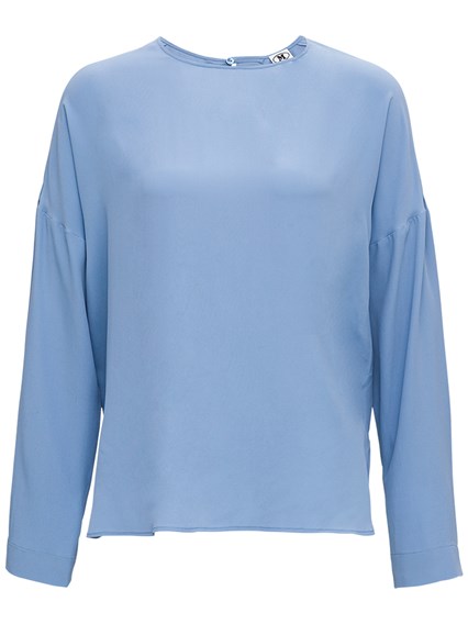 light blue blouse