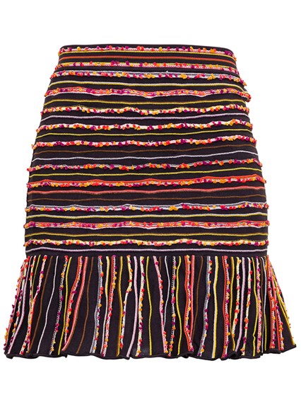 striped skirt multicolor