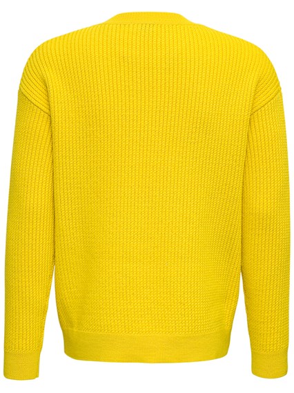 yellow designer sweater