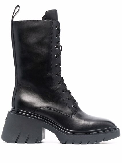 Odessa Lace Up Heeled Boots Ash Price Gaudenzi Boutique