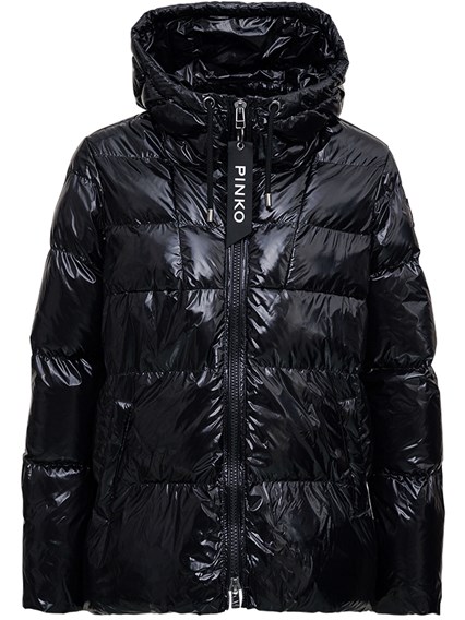 shiny nylon down jacket