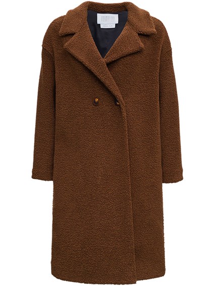 teddy boucle coat