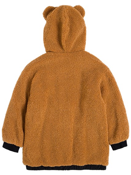 brown teddy hoodie