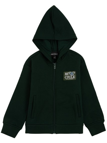 green armani hoodie