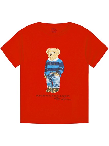 red teddy bear shirt