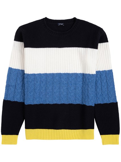 gestuz debbie striped pullover