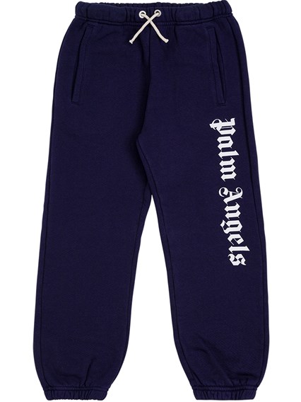 Jogger Classic Logo in Cotone Blu PALM ANGELS KIDS Prezzo | Gaudenzi  Boutique