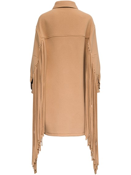 camel colour wool coat