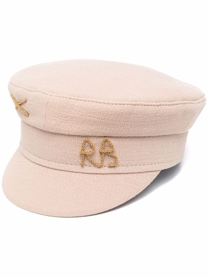 Pink Cotton Baker Hat with Logo Pink 